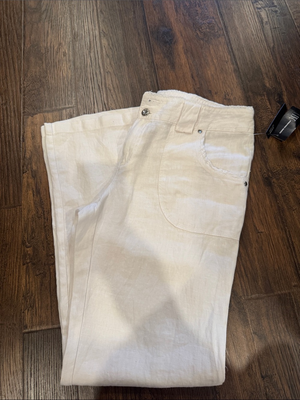 INC International Concepts Wide-Leg Linen Blend Pants